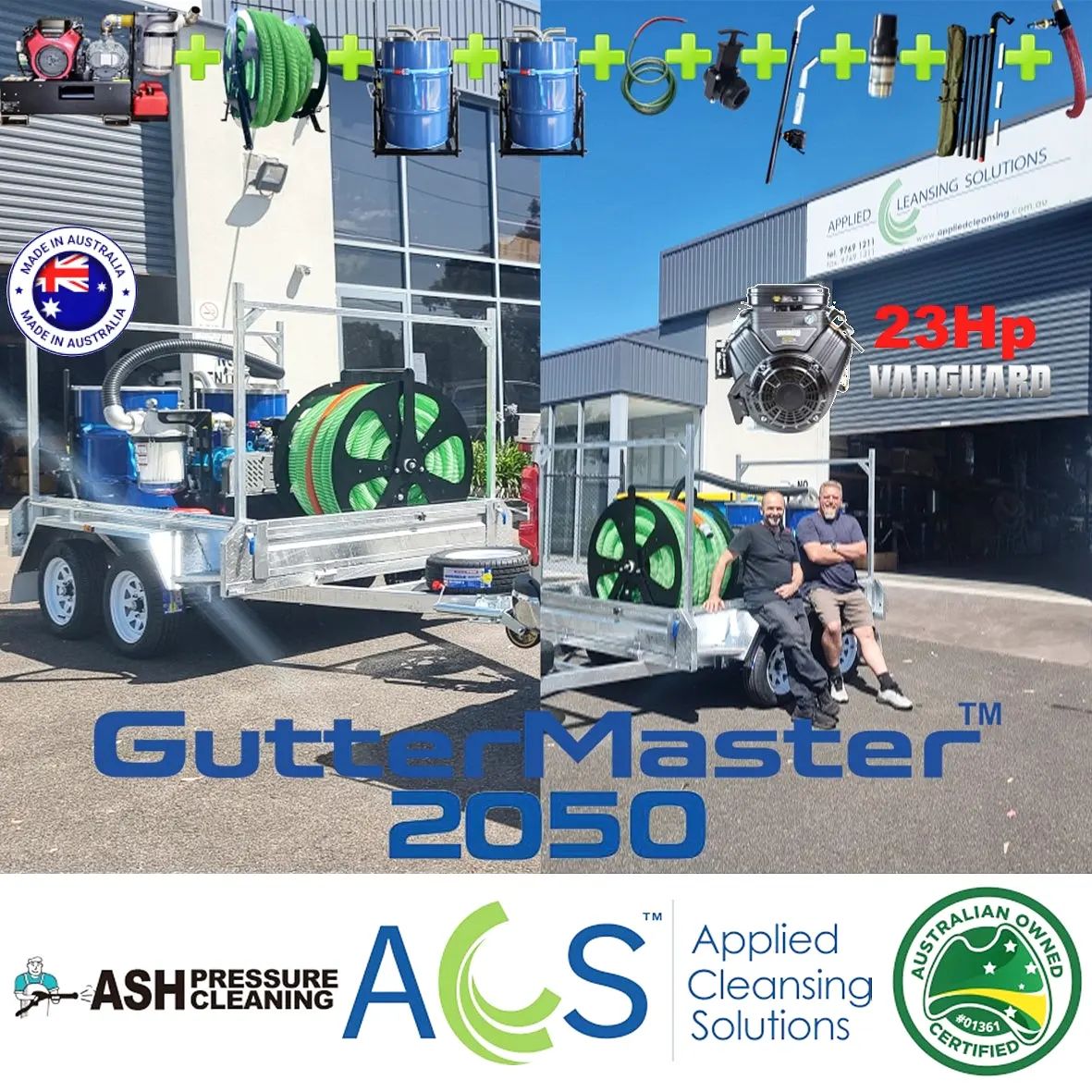 Ash Pressure Cleaning Gutter Master 2050